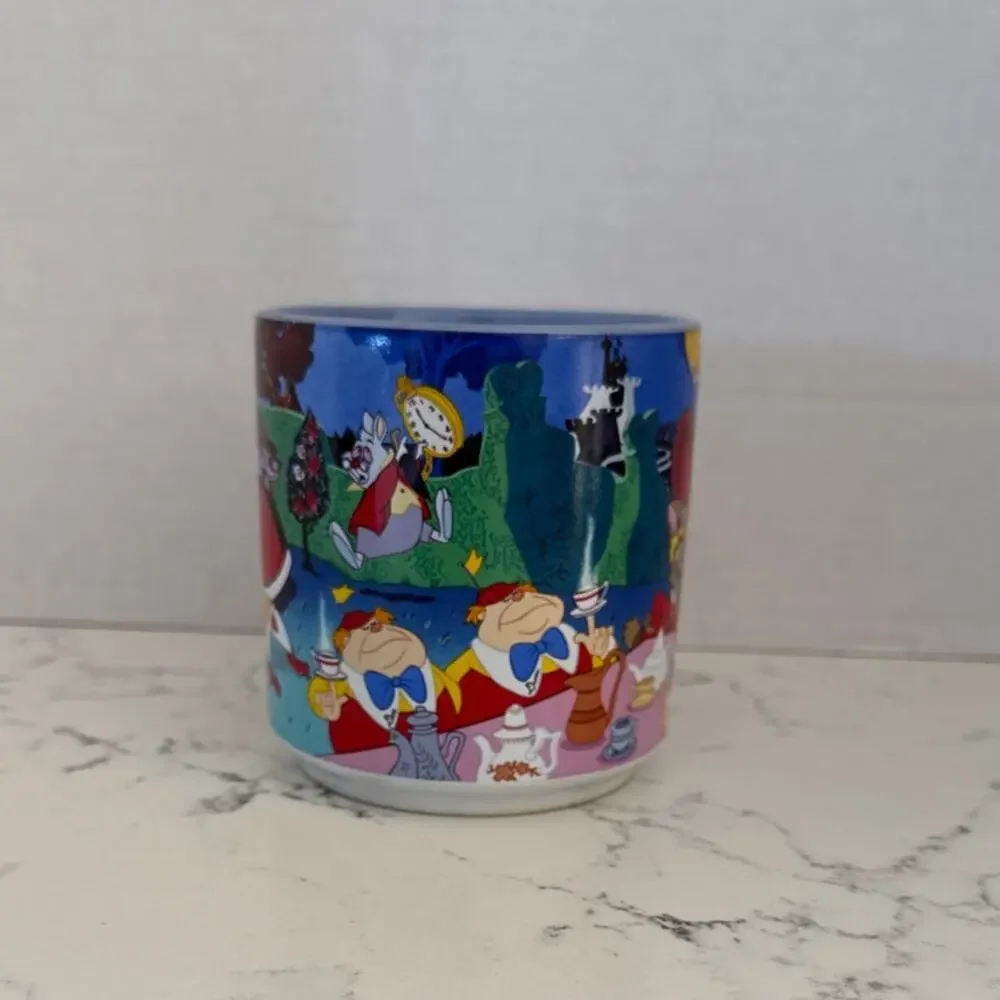 Vintage VTG Disney Alice in Wonderland Mad Hatter Limited Edition Collector Mug